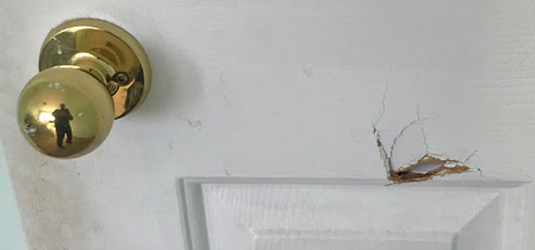 interior door hole repair Lake Arrowhead
